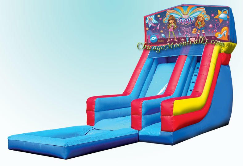 Girl Thing Waterslide Rental Chicago IL Inflatable Water Slide